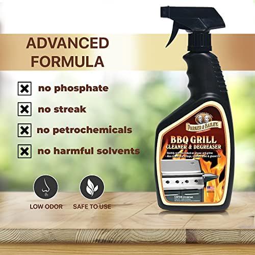 Parker Bailey BBQ Grill Cleaner Degreaser