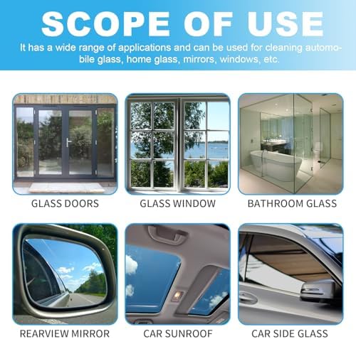 Glass Cleaning Tablets with Anti-Fog Effect 20 Pieces