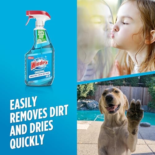 Windex Original Blue Glass Cleaner 23 Fl Oz Spray Bottle 1