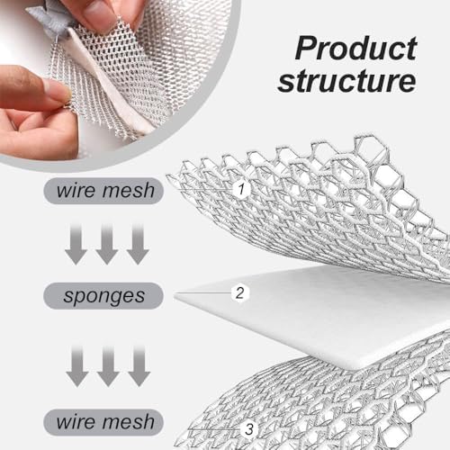 Jiexily 2025 Multipurpose Wire Dish Rags 5 Pcs