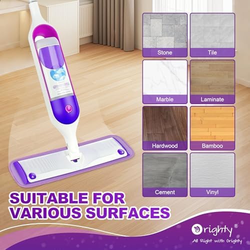 Orighty Reusable Mop Pads 10 Pack for Swiffer PowerMop 1