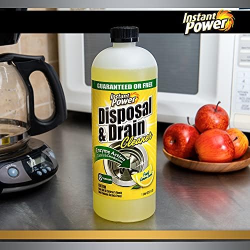Instant Power Disposal Cleaner with Fresh Lemon Scent