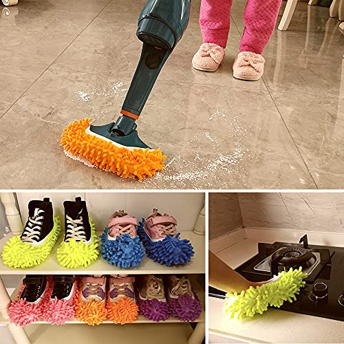 SUSIFT 10PCS Multi Function Dust Duster Slippers