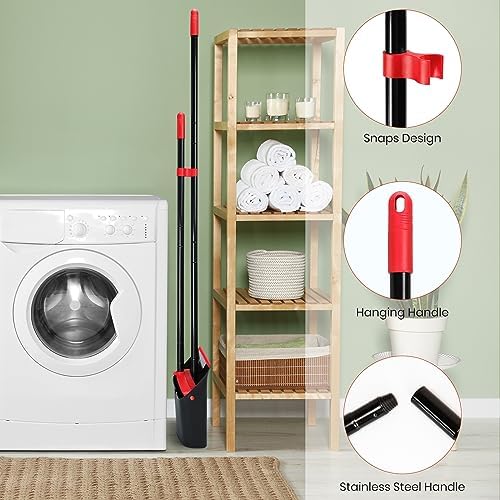 TreeLen Hand Broom and Dustpan Set for Home