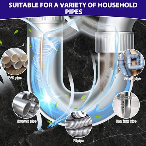 TOFEY Powerful Pipe Dredging Agent for Kitchen and Toilet