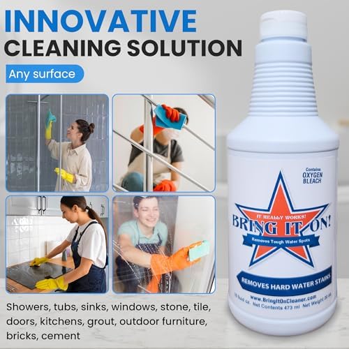 Bring It On Cleaner - Foamy Stain Remover for Glass Shower
