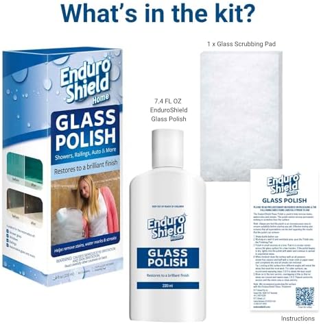 EnduroShield Shower Door Glass Polish - 74 fl oz 1