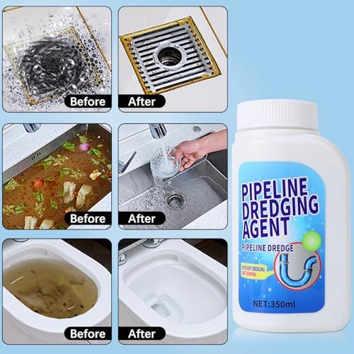 TOFEY Powerful Pipe Dredging Agent for Kitchen and Toilet