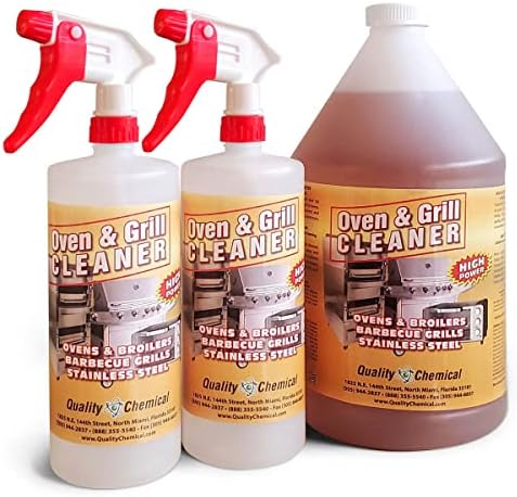 Quality Chemical Oven Grill Cleaner - 1 Gallon Combo