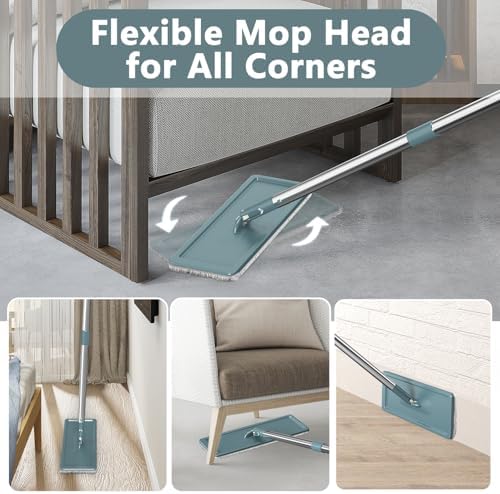 Aifacay Wall Mop and Bucket Set with Wringer
