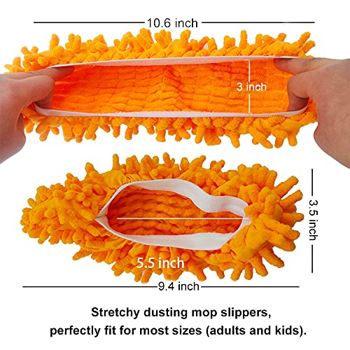 SUSIFT 10PCS Multi Function Dust Duster Slippers