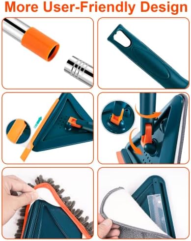RUZYEDAL Wall Cleaner with 85 Long Handle