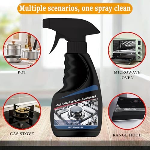 120ML Gas Stove Cleaner Degreaser for Kitchen Oil Stains