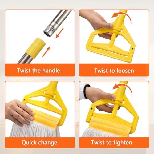 Conliwell Heavy Duty Mop with 48 Long Handle 1