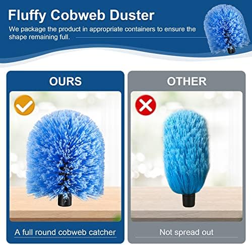 VITEVER Twist-On Cobweb Duster Head Brush
