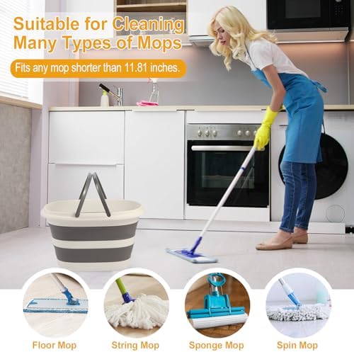 COKIHOM Collapsible Mop Bucket with Handle