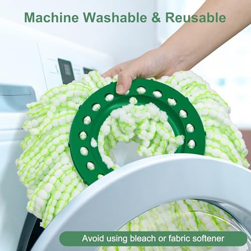 Vosante 4pcs Spin Mop Head Replacement for Libman Tornado