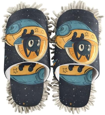 FLildon Microfiber Cleaning Slippers for Men Women