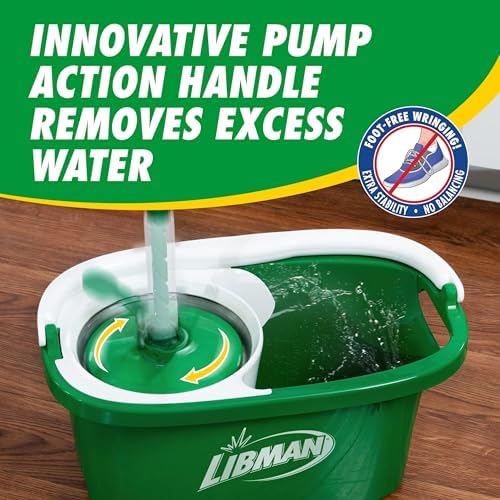 Libman Tornado Spin Mop System with Bucket and Wringer