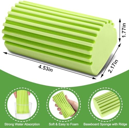 4-Pack Jeymei Non-Scratch Duster Sponges for Multiple Surfaces