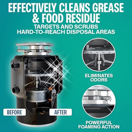 Sudstainables Garbage Disposal Cleaner Tablets 24-Pack - Fresh Odor-Free