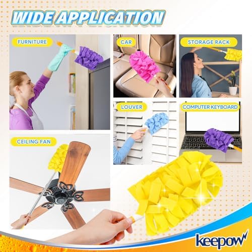 KEEPOW Reusable Duster Refill 4 Pack