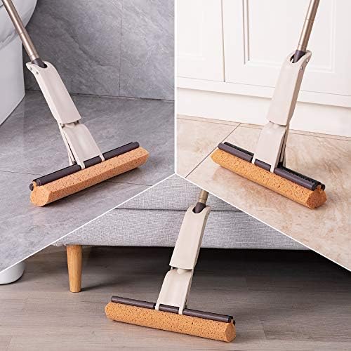 Eyliden Sponge Mop with 2 Reusable Refills