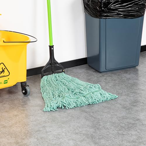 Restaurantware Mop Head Refill - 32 Ounce Cotton Blend Green