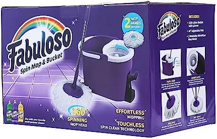 Fabuloso Spin Mop and Bucket Set Purple 1