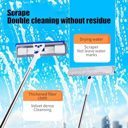 Lovskoo 3 in 1 Window Squeegee Kit 40in