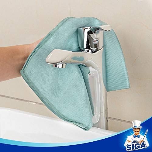 MRSIGA Ultra Fine Microfiber Cloths Pack of 12