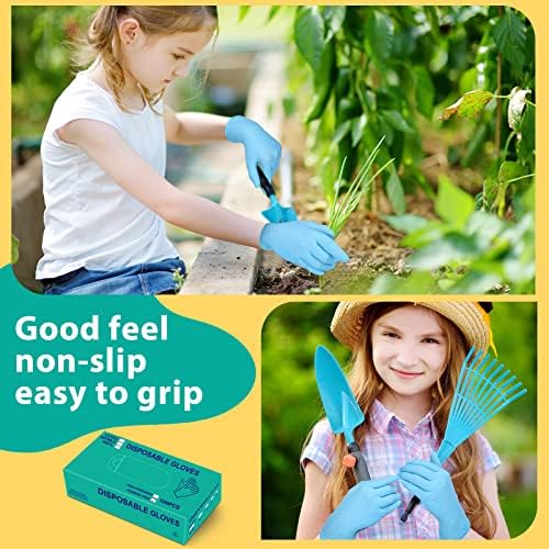 Woanger 200 Pieces Kids Nitrile Gloves X-Small