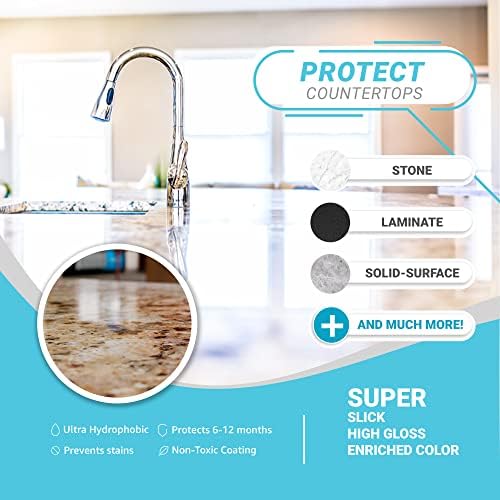 Lifeproof Ceramic Coating Spray Kit - Shine Seal Protect Kitchen Bath Surfaces 1