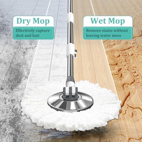 Aifacay Spin Mop and Bucket with Wringer