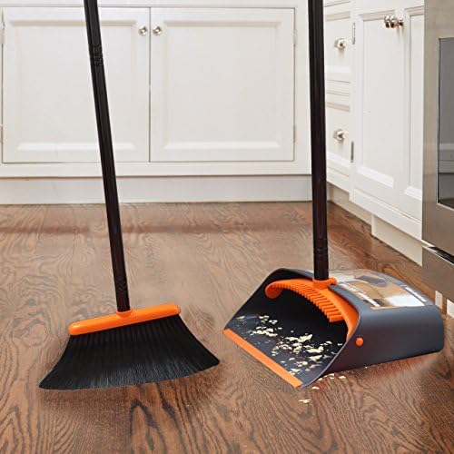 TreeLen Broom and Dustpan Set with 52 Handle 1
