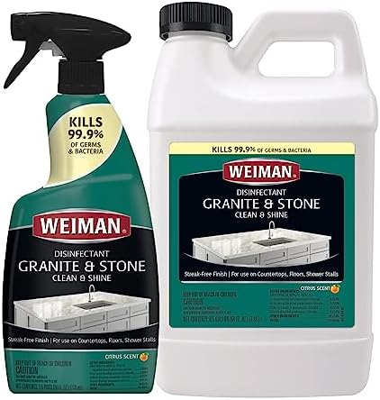 Weiman Disinfecting Granite Cleaner Polish Value Pack 1