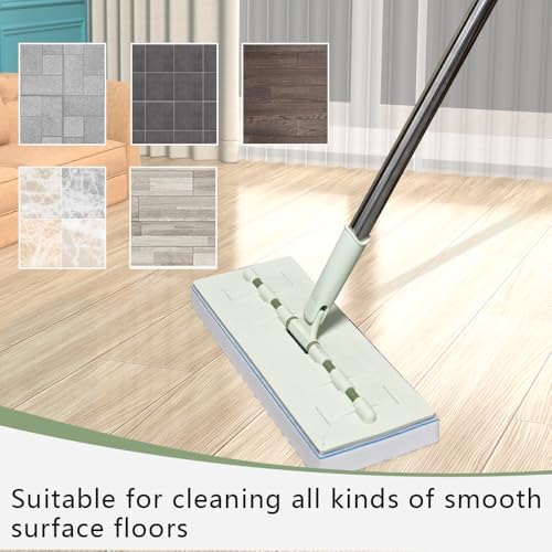 Magic Sponge Eraser Mop with 60 Adjustable Handle