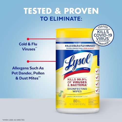 Lysol Disinfecting Wipes 4pk - 80 Count Multi-Surface Bundle