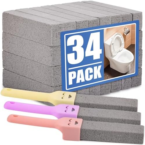 Navona 34-Pack Pumice Stones with Universal Handles