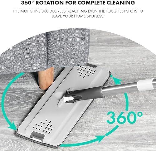 Pogala Mop Bucket Set with 12 Microfiber Towels and Brush