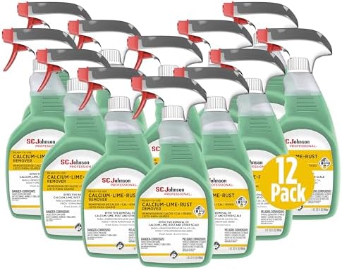 SC Johnson Professional Calcium Lime Rust Remover Spray 32 Fl Oz 12 Count