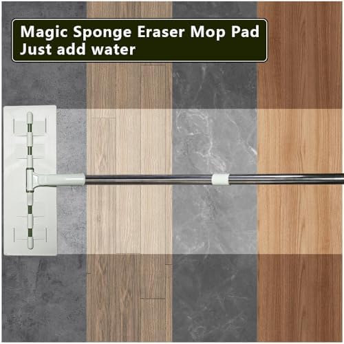 Magic Sponge Eraser Mop with 60 Adjustable Handle