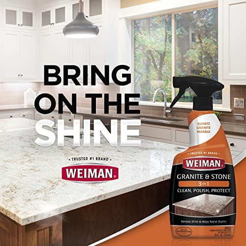 Weiman Granite Cleaner Polish Protect 3 in 1 2 Pack