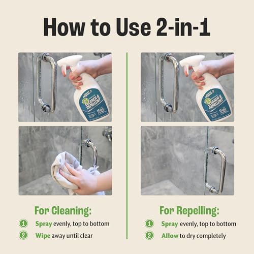 Danco Liquid Rhyno 2-in-1 Shower Glass Cleaner Repellent 1
