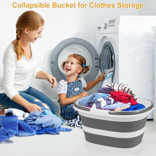 COKIHOM Collapsible Mop Bucket with Handle