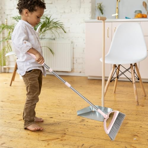 1 Set Pp Plastic Broom and Dustpan for Kids
