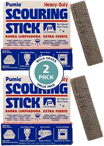 PUMIE Scouring Stick 2 Pack - Heavy Duty Cleaning Tool