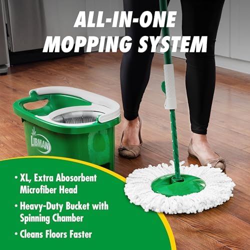 Libman Tornado Spin Mop System with Bucket and Wringer