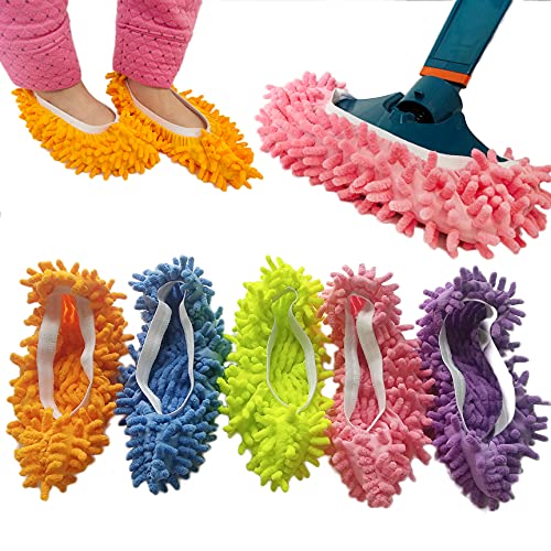 SUSIFT 10PCS Multi Function Dust Duster Slippers