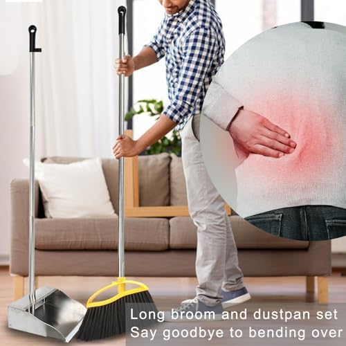 Gloffer Broom and Dustpan Set for Home 1
